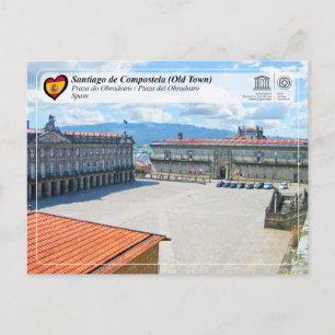 UNESCO - Plaza del Obradoiro / Praza do Obradoiro Vykort