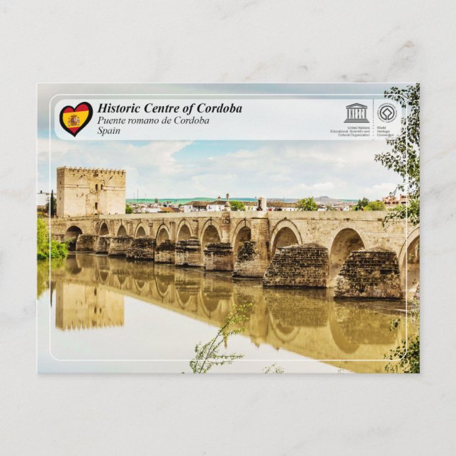 UNESCO - Romerska bron i Córdoba Vykort (Framsida)