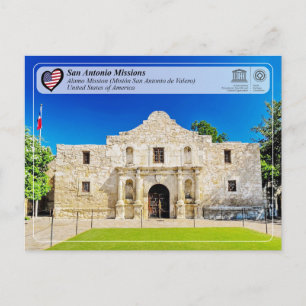 UNESCO - San Antonio - Mission Valero Vykort