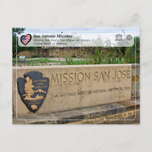 Unesco - San Antonio - Uppdrag San José Vykort