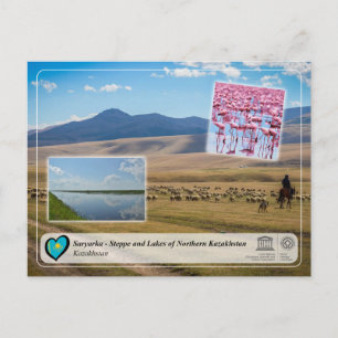 UNESCO - Saryarka - Kazakstans stäpper och sjöar Vykort