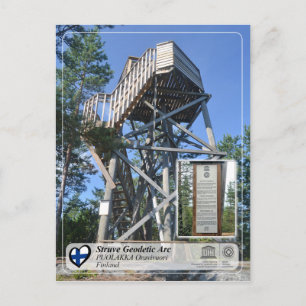 Unesco - Struve Geodetic Arc - PUOLAKKA Oravivuori Vykort