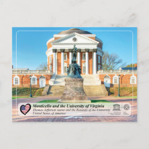 UNESCO - University of Virginia in Charlottesville Vykort
