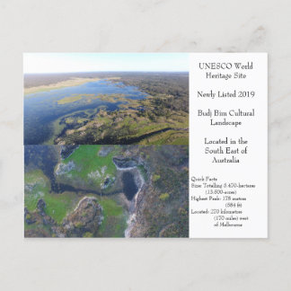 Unesco världsarvsplats Budj Bim Vykort