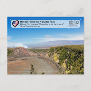 Unesco - Vulkanerna Hawaii - Mauna Loa och Kīlauea Vykort