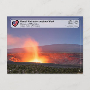 Unesco - Vulkanerna Hawaii - Mauna Loa och Kīlauea Vykort