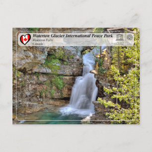 UNESCO - Waterton Glacier Internationell Peace Par Vykort