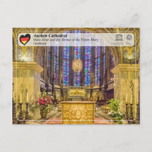 UNESCO WHS - Aachen-katedral Vykort