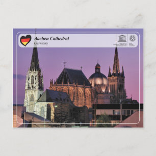 UNESCO WHS - Aachen-katedral Vykort