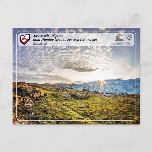 Unesco WHS - Aasivisdress - Nipisat Vykort (Framsida)