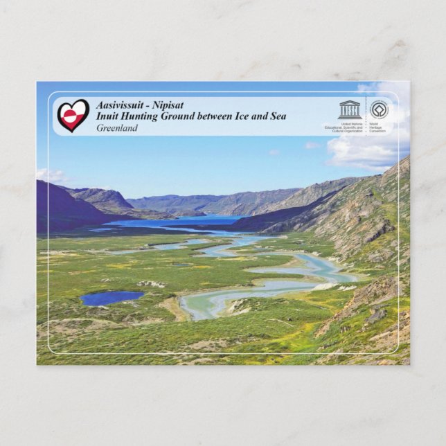 Unesco WHS - Aasivisdress - Nipisat Vykort (Framsida)