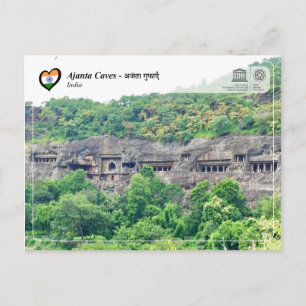 Unesco WHS - Ajanta Caves Vykort
