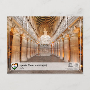 Unesco WHS - Ajanta Caves Vykort