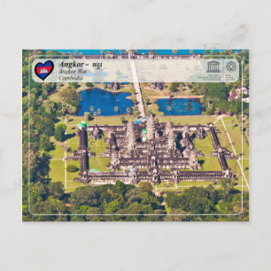 Unesco WHS - Angkor - Angkor Wat Vykort