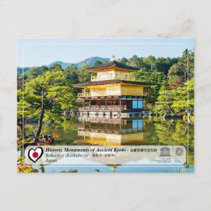 UNESCO WHS - Antik Kyoto -Rokuon-ji - 鹿苑寺 Vykort