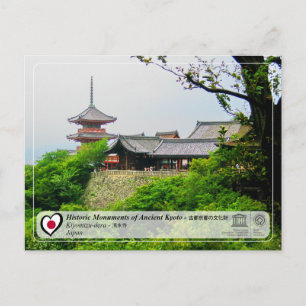UNESCO WHS - Antikens Kyoto - Kiyomizu-dera - 清水寺 Vykort