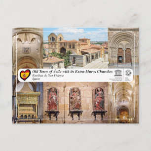 UNESCO WHS - Ávila - Basílica de San Vicente Vykort