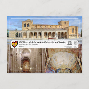 UNESCO WHS - Ávila - Basílica de San Vicente Vykort