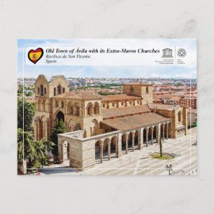 UNESCO WHS - Ávila - Basílica de San Vicente Vykort