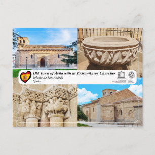 UNESCO WHS - Ávila - Iglesia de San Andrés Vykort