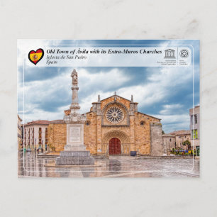UNESCO WHS - Ávila - Iglesia de San Pedro Vykort