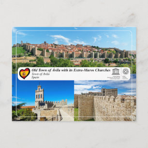 Unesco WHS - Ávilas gamla stad och dess murar Vykort