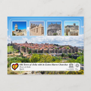 Unesco WHS - Ávilas gamla stad och dess murar Vykort