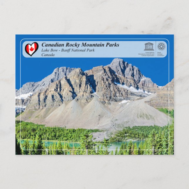 Unesco WHS - Banff nationalpark Vykort (Framsida)