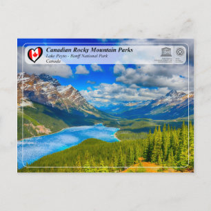 Unesco WHS - Banff nationalpark Vykort