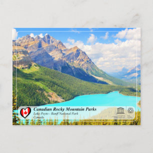 Unesco WHS - Banff nationalpark Vykort