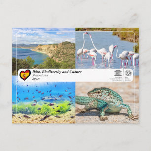 UNESCO WHS - biologisk mångfald på Ibiza/Eivissa Vykort