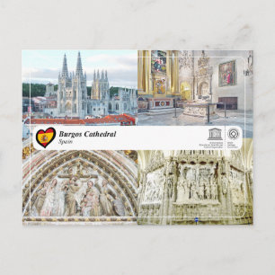 UNESCO WHS, Burgos Cathedral/Catedral de Burgos Vykort