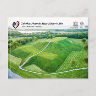 UNESCO WHS - Cahokia Mounds State Historical Site Vykort