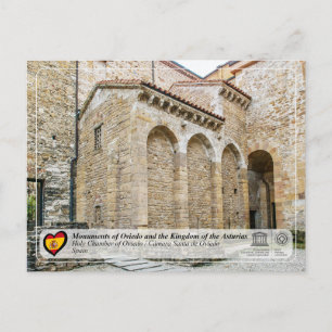 UNESCO WHS - Cámara Santa de Oviedo Vykort
