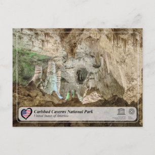 UNESCO WHS - Carlsbad Caverns nationalpark Postca Vykort