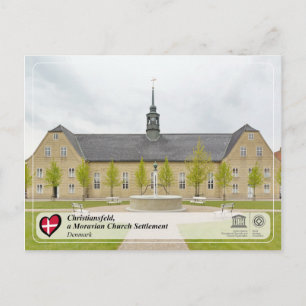 Unesco WHS - Christiansfeld - Moravian Church Vykort