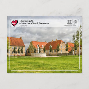 Unesco WHS - Christiansfeld - Moravian Church Vykort