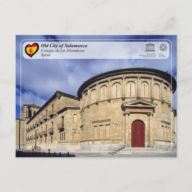 UNESCO WHS - Colegio de los Irlandeses Vykort (Framsida)