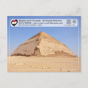 UNESCO WHS - Dahshurs böjda pyramid Vykort