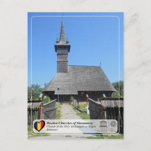 UNESCO WHS De heliga ärkeänglarnas kyrka i Rogoz Vykort