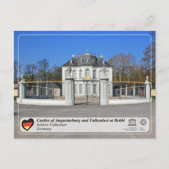UNESCO WHS - Falkenlystslottet Vykort (Framsida)