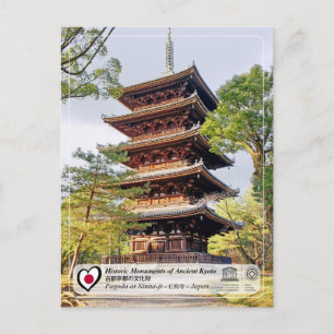 UNESCO WHS - Forntida Kyoto - Ninna-ji - 仁和寺 Vykort