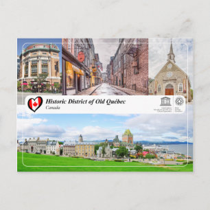 Unesco WHS - Gamle Québecs historiska distrikt Vykort