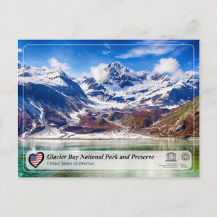 Unesco WHS- Glacier Bay nationalpark och bespara Vykort