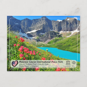 UNESCO WHS - Glacier nationalpark Vykort