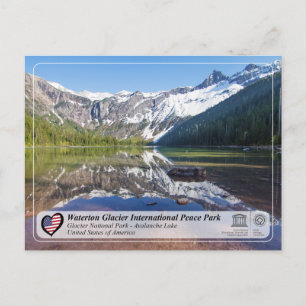UNESCO  WHS - Glacier NP - Lavin-sjön Vykort
