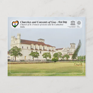 Unesco WHS - Goa - St. Francis of Assisi-kyrkan Vykort