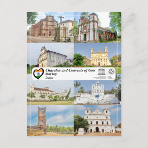 Unesco WHS - Goas kyrkor och konventioner Vykort