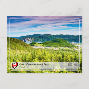 Unesco WHS - Gros Morne nationalpark Vykort