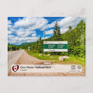 Unesco WHS - Gros Morne nationalpark Vykort